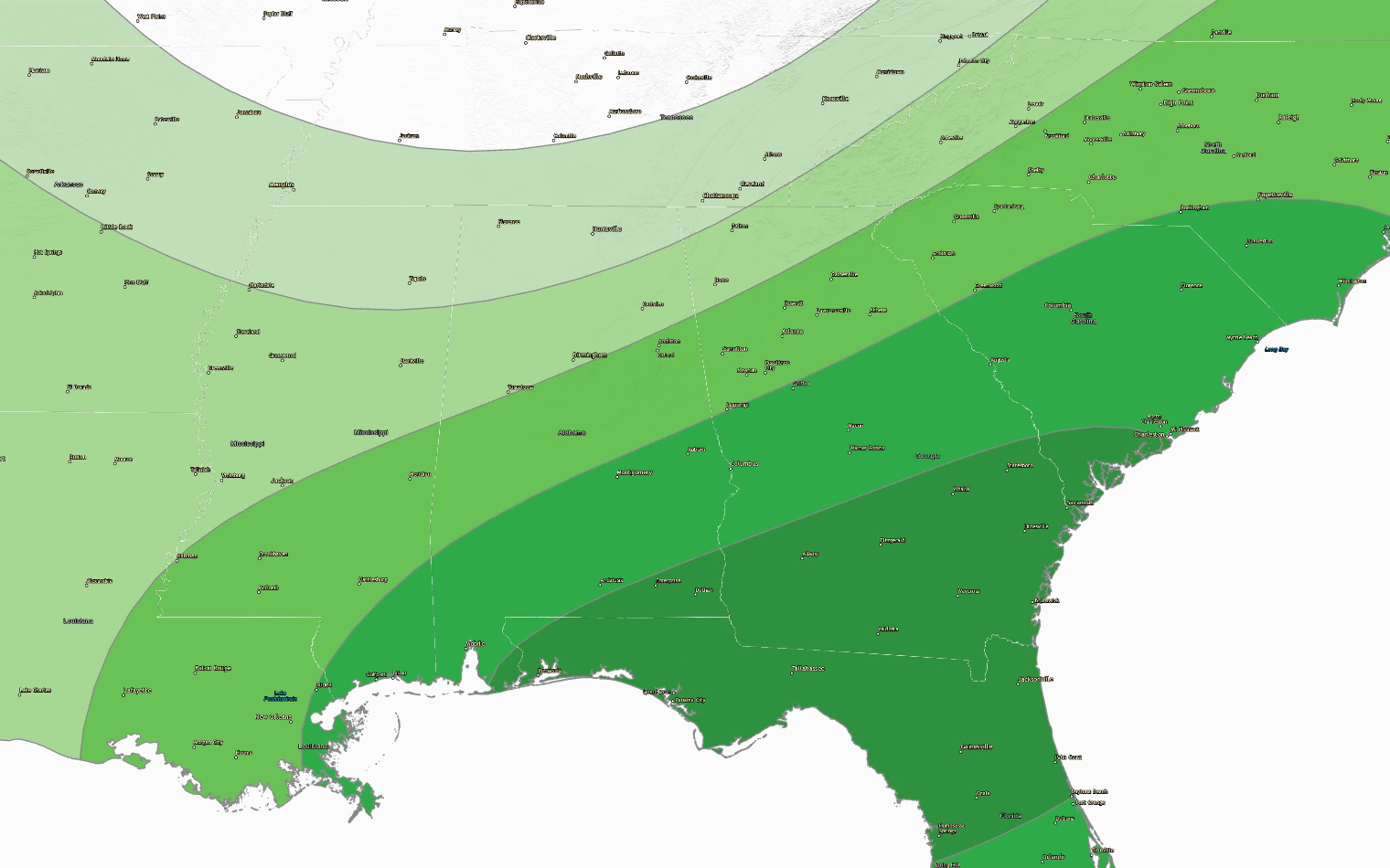 NOAA seasonal rainfall outlook for the months ahead