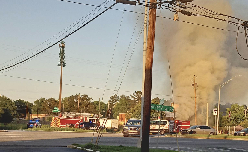 Large fire on Victory Drive in Columbus – CNAW 2 with Colin Scroggins