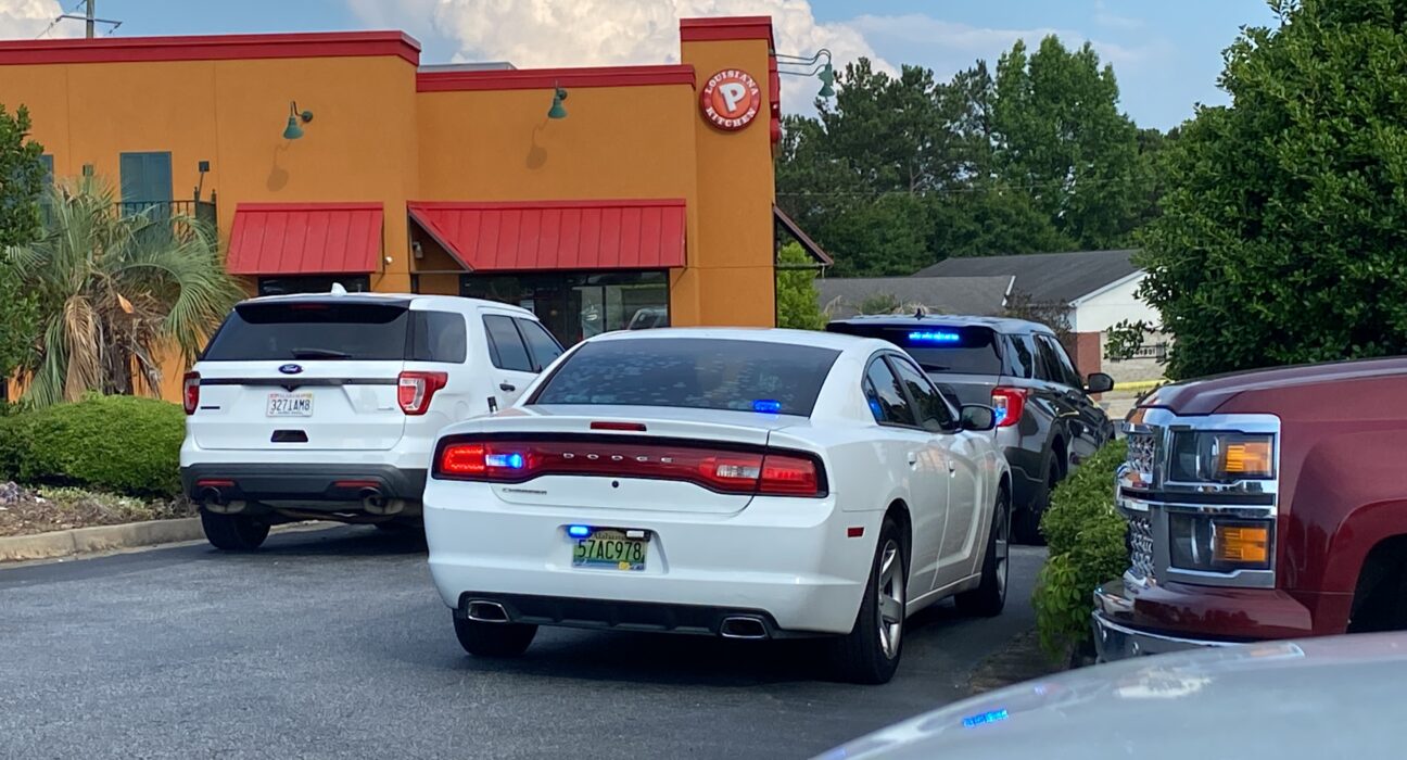Phenix City police on scene of crime scene at Hwy. 280 Popeyes CNAW 2