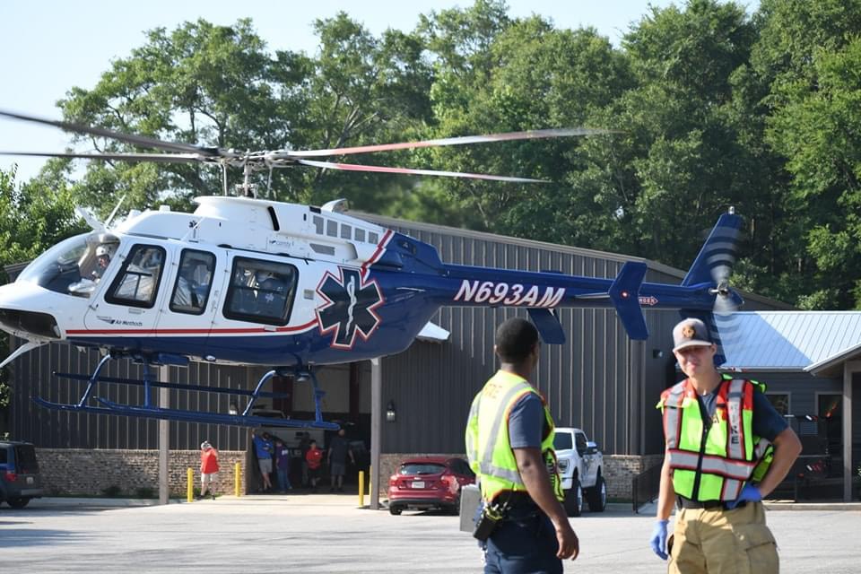 Medical helicopter, first responders on scene of serious crash on ...