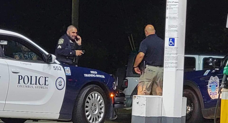 Heavy police presence at Shell gas station at Buena Vista Road and ...