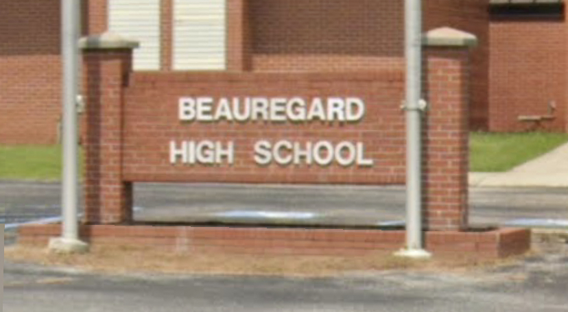 BEAUREGARD HS SIGN