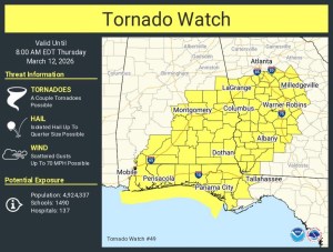 CANCELED: Tornado Watch issued for Alabama, Georgia until 8 AM eastern ...