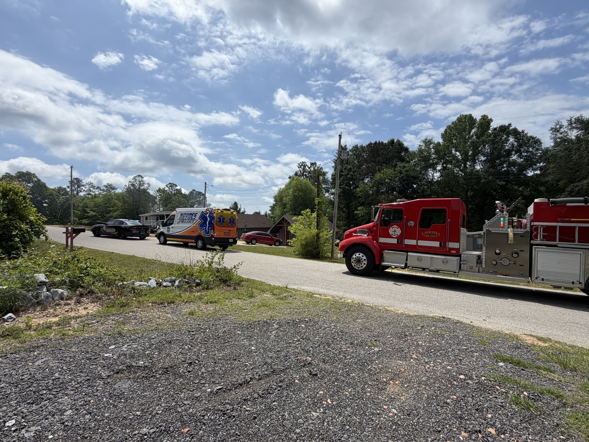 Fire crews work to extinguish midday house fire in Ladonia – CNAW 2 ...