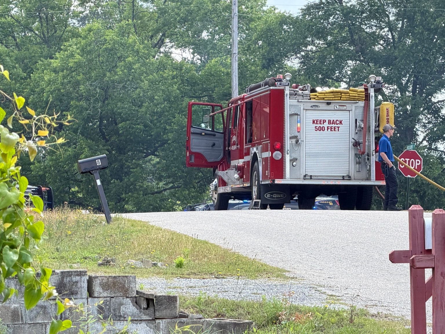Fire crews work to extinguish midday house fire in Ladonia – CNAW 2 ...